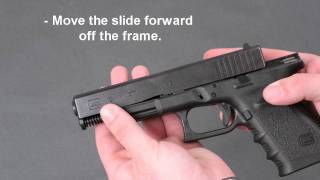 Glock 19 Pistol Take Down  Disassembly amp Lubrication [upl. by Anier311]