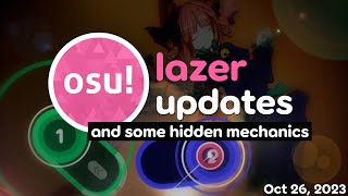 lazer updates and some hidden mechanics  October 26 2023 [upl. by Neetsuj]