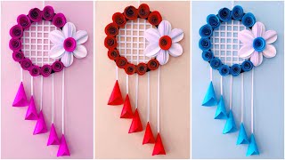 Easy and Quick Paper Wall Hanging Ideas  A4 sheet Wall decor  Cardboard Reuse Room Decor DIY [upl. by Hsur]