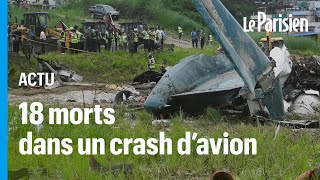 Crash d’avion au Népal  le pilote seul survivant [upl. by Oreves]