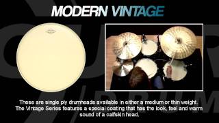 Modern Vintage Drumheads [upl. by Eenafit]