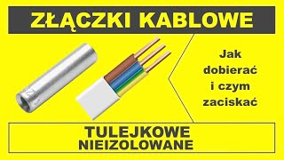 Jak i czym łączyć przewód typu drut  Złączka kablowa tulejowa nieizolowana [upl. by Lamori651]