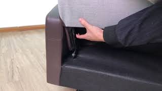 Recliner sofa disassemble video [upl. by Llered]