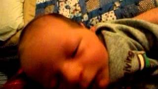 Newborn Baby Gets Scared By Puppy Bark [upl. by Janel]