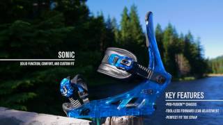 K2 SONIC—2018 Snowboard Bindings [upl. by Ilyk]