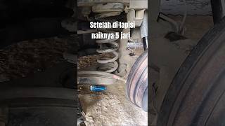 Membuat karet spiral Spiral mobil Fortuner youtubeshorts [upl. by Anipsed902]