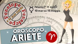 ARIETE ♈️ OROSCOPO SPECIALE ⭐️ Mercurio in Ariete ⭐️ 10 MARZO  15 MAGGIO 2024 🌙 Astrologia [upl. by Iney261]