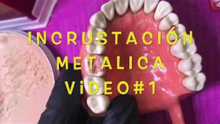 Como FABRICAR una INCRUSTACION METALICA video1  paso a paso [upl. by Philipps]