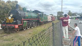 Sunshine Express November 2023 BB18 14 1089 passing through riverlink shopping centre [upl. by Corder271]