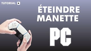 Comment éteindre manette PS5 sur pc [upl. by Alauqahs]