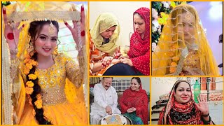 Mayoon Mehndi Makeover 💛  Full Day Routine Amber Naz Official ♥️ [upl. by Goodwin551]