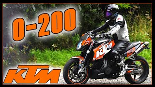 KTM 990 SUPERDUKE  ACCELERATION Pure Sound [upl. by Llennoc192]