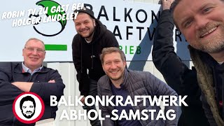 Balkonkraftwerk quotAbholSamstagquot bei Holger Laudeley  Robin TV zu Gast in Ritterhude [upl. by Eustashe]