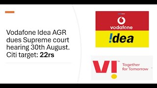 Vodafone Idea AGR news Target 22 rs [upl. by Adina408]