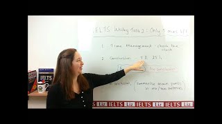 IELTS Writing Task 2 Only 5 minutes left and you havent finished your essay  ielts with liz [upl. by Laehcimaj]