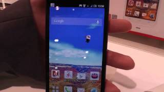 「AQUOS PHONE ZETA SH06E」実機をチェック [upl. by Truc]