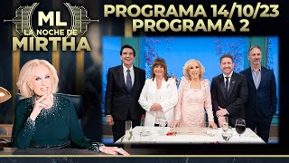 LA NOCHE DE MIRTHA  Programa 141023  PROGRAMA 2 TEMPORADA 2023 [upl. by Selim723]