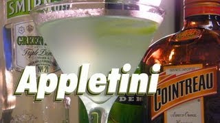 How to Make an Appletini  theFNDCcom  Vodka Mixed Drinks [upl. by Annodam786]