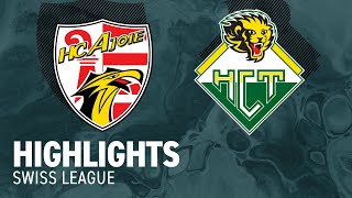 Ajoie vs Thurgau 40  Highlights Swiss League [upl. by Eniamraj216]