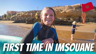 HARRY HAS A SURF LESSON IN MOROCCO’S IMSOUANE Surfs up on the longest wave in Africa [upl. by Euv]