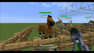 Minecraft 152 Mo Creatures Horse Series Skeleton Ghost and Zombie Horses [upl. by Natsirc387]