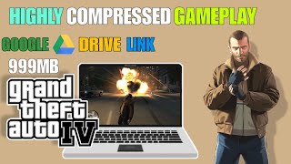 how to download gta 4 highly compressed for pc or laptop 100 working gameplay [upl. by Yssej492]