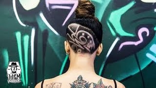 Undercut Hairstyle with Tattoos Hair for Women Liem Barber Shops collection [upl. by Secilu]