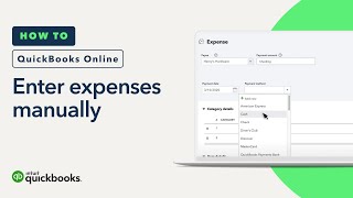 How to enter expenses without a connected bank in QuickBooks Online [upl. by Warder177]