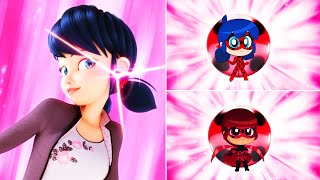 Miraculous 3D Transformations vs Chibi Transformations  Chibi All Transformations fukurouanimation [upl. by Crandale]