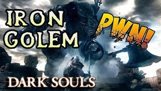 IRON GOLEM BOSS Dark Souls 1 11 [upl. by Boser379]