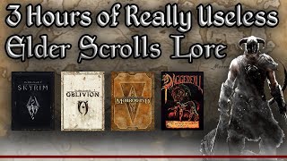 3 Hours of Useless Elder Scrolls Lore  The Elder Scrolls Lore Collection [upl. by Nedearb]