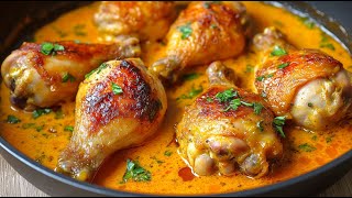 Ive never had such delicious chicken A simple recipe in an incredible sauce [upl. by Donata]