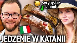 KATANIA SYCYLIA JEDZENIE ULICZNE i RESTAURACJE w KATANII południowe Włochy  GASTRO VLOG 505 [upl. by Ahtelrac]