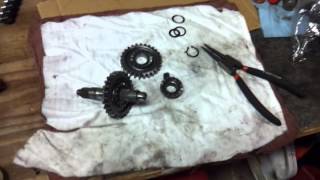 Fix and or rebuild your striped kick starter KX CR KTM RM [upl. by Airdni]