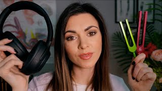 The Only ASMR Hearing Test Youll Ever Need 🎧 Competing Phrases Tuning Forks Beeps Headphones [upl. by Soisatsana]