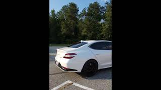 2022 Genesis G70 exhaust upgrade walk around [upl. by Eiramrefinnej]