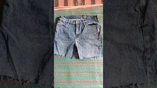 😍Amazing Jeans Transformation  Jeans To Ripped Shorts diy [upl. by Osnerol]