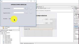 21  Operaciones básicas en interfaz gráfica JFrameForm y orientado a objetos en Java  Netbeans [upl. by Licastro]