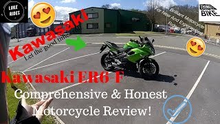 2010 Kawasaki ER6F Comprehensive amp Honest Motorcycle Review  LukeRides [upl. by Naux193]