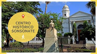 CENTRO HISTÓRICO de SONSONATE  ⛪ CATEDRAL DE SONSONATE  EL SALVADOR 2022 [upl. by Akierdna644]