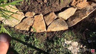 TUTO CONSTRUCTION d’une jardinière en pierre sèche véritable  build a dry stone planter [upl. by Gausman]