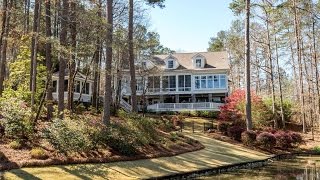 Private Lakefront Estate in Greensboro Georgia [upl. by Yanarp224]