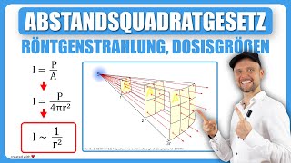 Abstandsquadratgesetz  Röntgenstrahlung Dosisgrößen  Physikum⚕️ Altfrage [upl. by Earised]