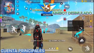 AIMBOT DISIMULADO✅ IOSANDROID CUENTA PRINCIPALES HEADTRICK SCARLER FULL RANK BRCS [upl. by Renat967]