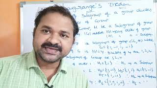 Lagranges Theorem with an example  Algebraic Systems  DMS  Discrete Mathematical Structures [upl. by Haff]