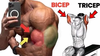 Best Bicep And Tricep Exercises To Build Bicep And Tricep Muscle  Bicep And Tricep Workout [upl. by Alym785]