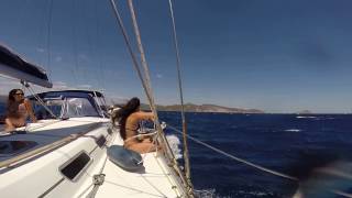 Sailing Beneteau Cyclades 505 Saronic Islands Greece [upl. by Clover777]