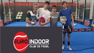 Partido de entrenamiento LAMPERTICOELLO vs YANGUASIVAN Club de Padel Euroindoor Moraleja [upl. by Hogg]