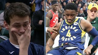 Victor Oladipo SCARY LEG INJURY  Raptors vs Pacers  January 22 2019  201819 NBA Season [upl. by Atelokin]