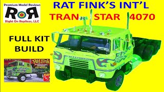 Rat Fink International Transtar CO4070A 125 Scale AMT 1291 Full Build amp Review [upl. by Krusche93]